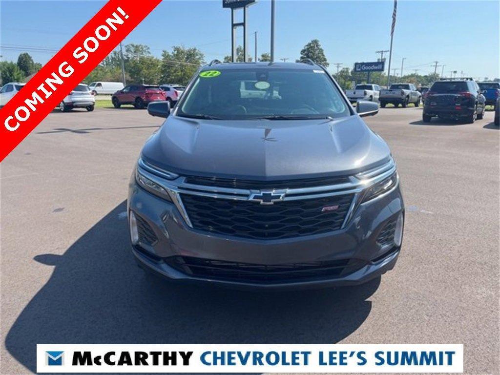 Used 2022 Chevrolet Equinox RS with VIN 3GNAXMEV0NS242550 for sale in Kansas City