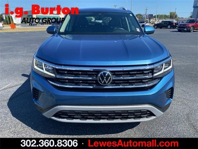 Used 2021 Volkswagen Atlas SEL with VIN 1V2BR2CA7MC527096 for sale in Lewes, DE