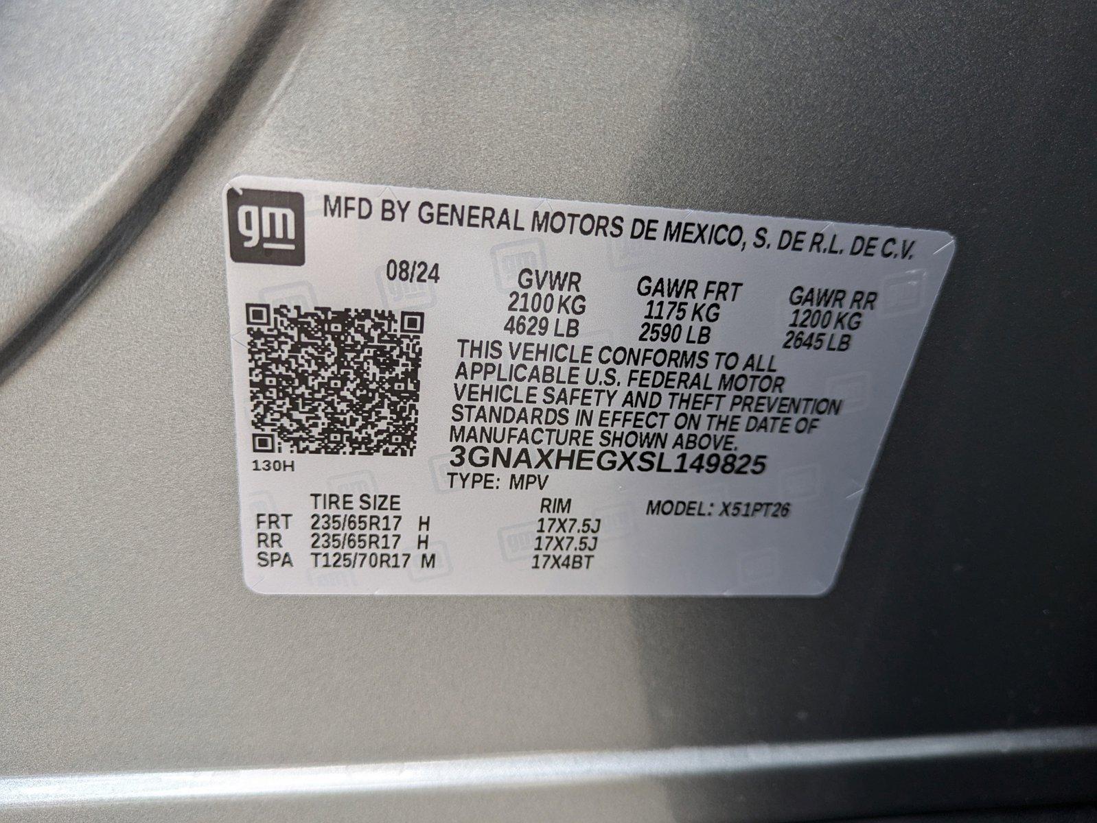 2025 Chevrolet Equinox Vehicle Photo in CORPUS CHRISTI, TX 78416-1100