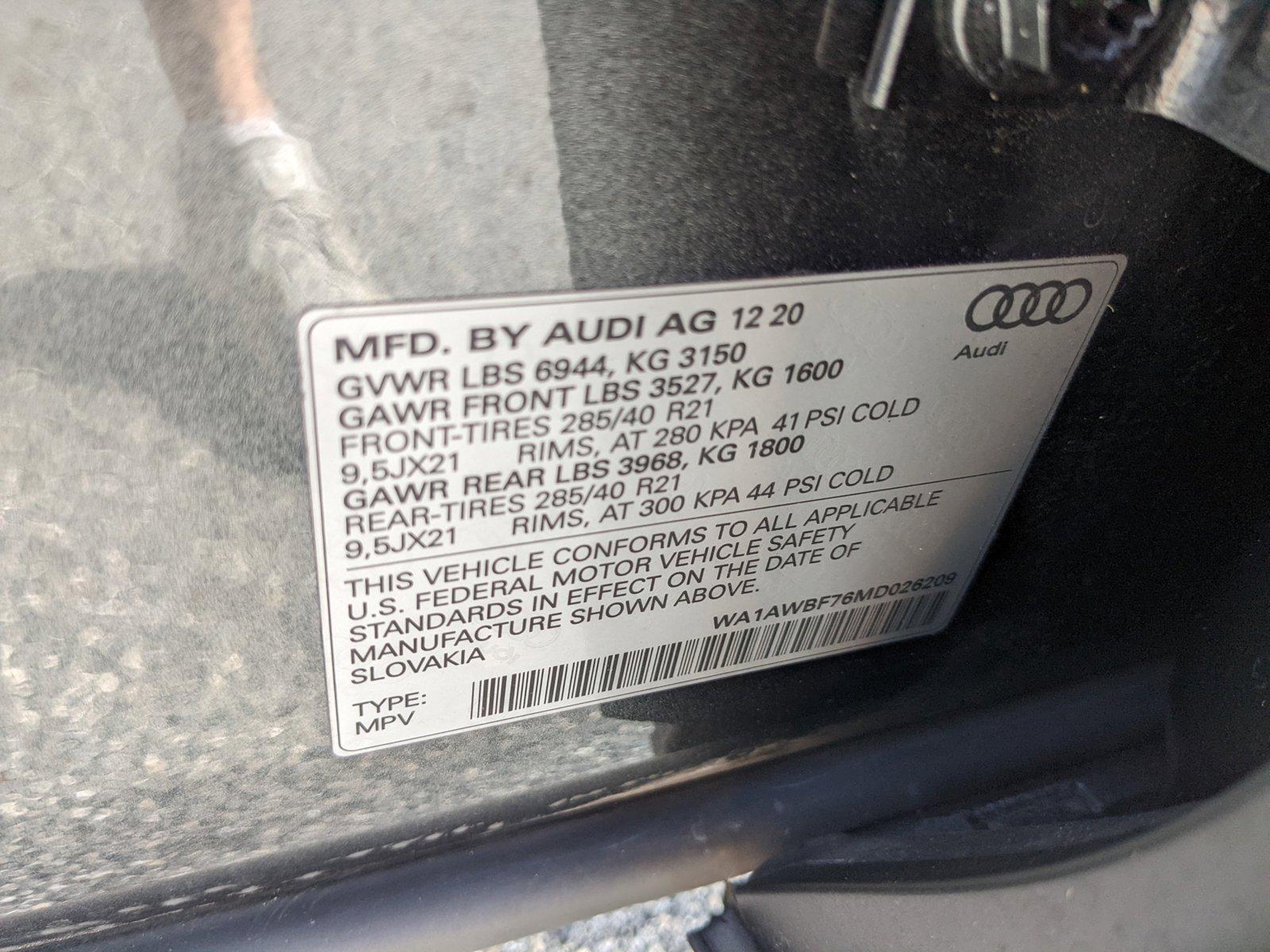 2021 Audi SQ7 Vehicle Photo in Orlando, FL 32811