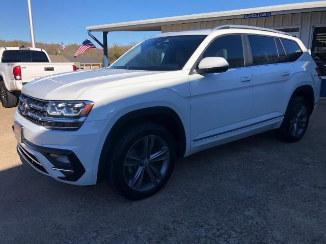 Used 2019 Volkswagen Atlas SEL R-Line with VIN 1V2SR2CA0KC592286 for sale in Tishomingo, OK