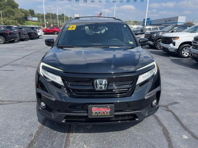 Used 2022 Honda Pilot Black Edition with VIN 5FNYF6H77NB034466 for sale in Danville, VA