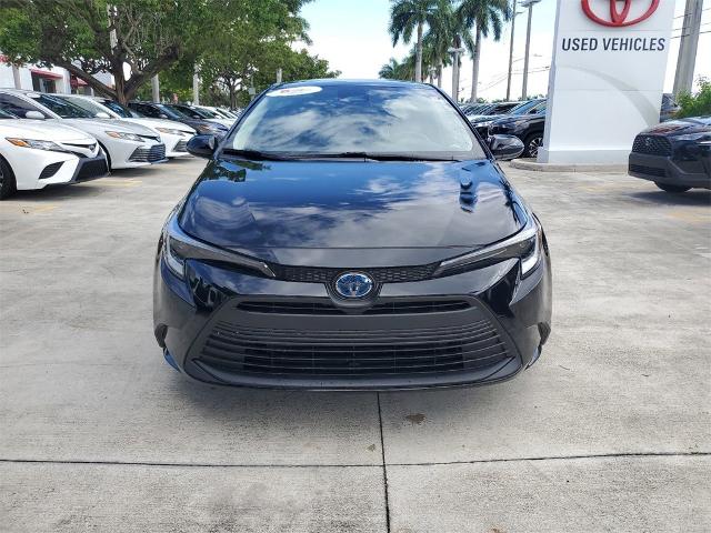 Certified 2024 Toyota Corolla LE with VIN JTDBCMFE7R3046561 for sale in Delray Beach, FL