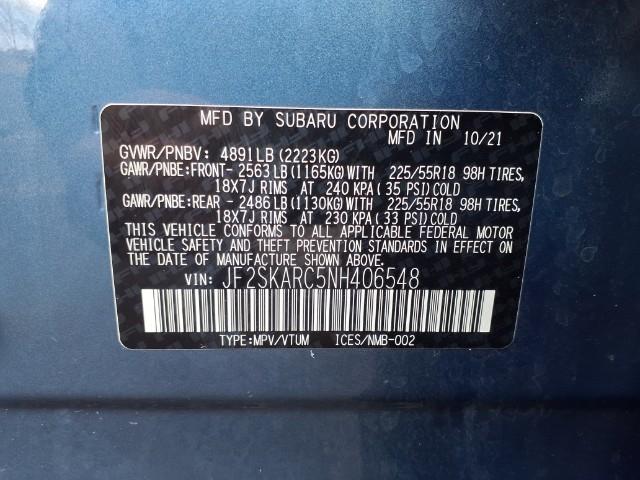 2022 Subaru Forester Vehicle Photo in Oshkosh, WI 54904