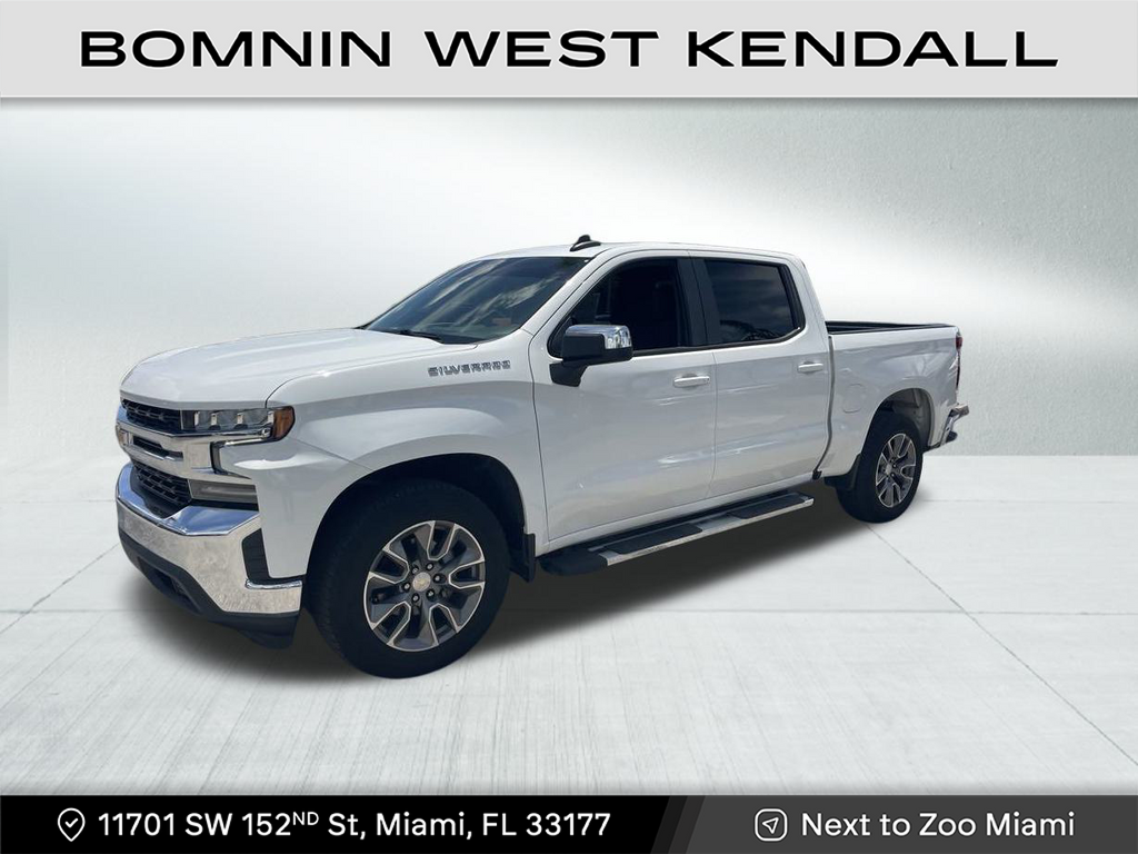 Used 2021 Chevrolet Silverado 1500 LT with VIN 1GCPWCED1MZ299526 for sale in Miami, FL