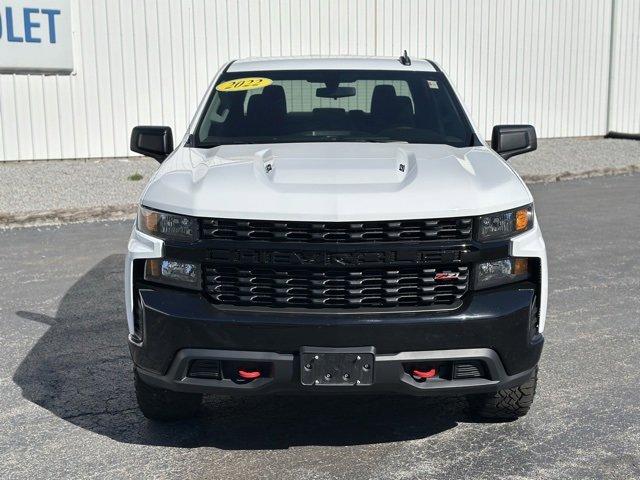 Certified 2022 Chevrolet Silverado 1500 Limited Custom Trail Boss with VIN 1GCPYCEL5NZ128927 for sale in Lowell, IN