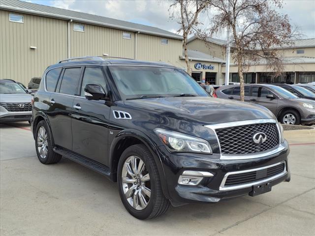 Used 2017 INFINITI QX80 Base with VIN JN8AZ2NF1H9642399 for sale in Denton, TX