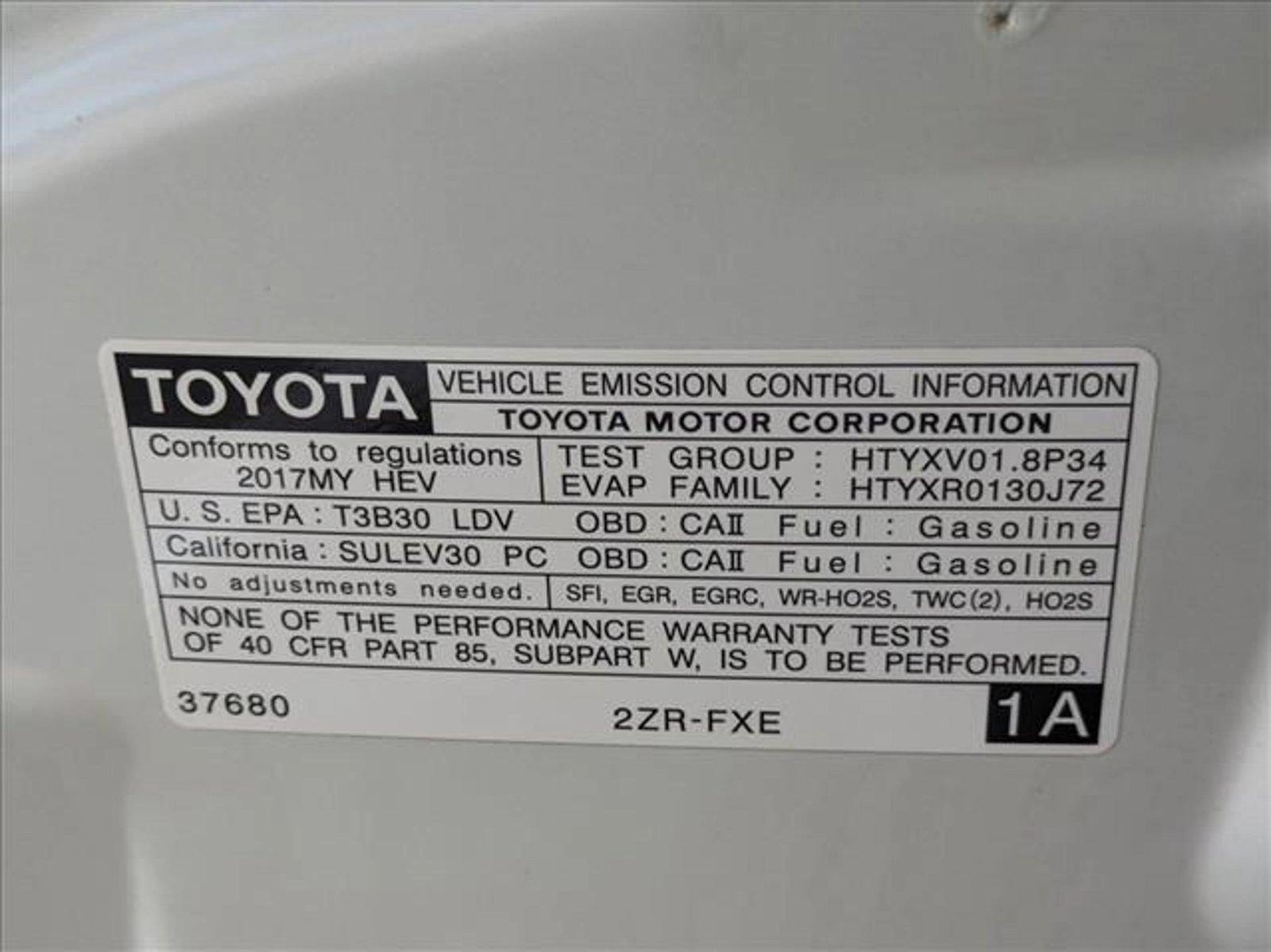 2017 Toyota Prius Vehicle Photo in Clearwater, FL 33765