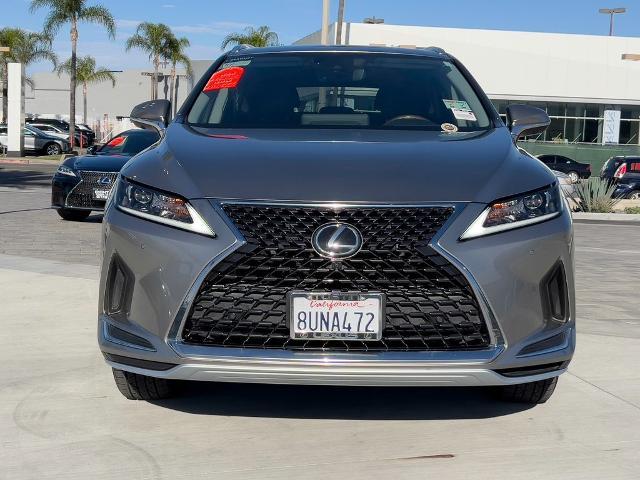 Certified 2021 Lexus RX 350 with VIN JTJHZKEA0M2020391 for sale in Tustin, CA