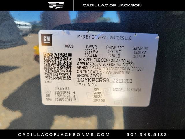 2020 Cadillac XT6 Vehicle Photo in RIDGELAND, MS 39157-4406