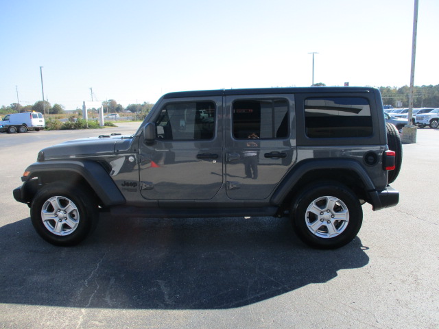 Used 2021 Jeep Wrangler Unlimited Sport S with VIN 1C4HJXDG4MW814395 for sale in Dunn, NC