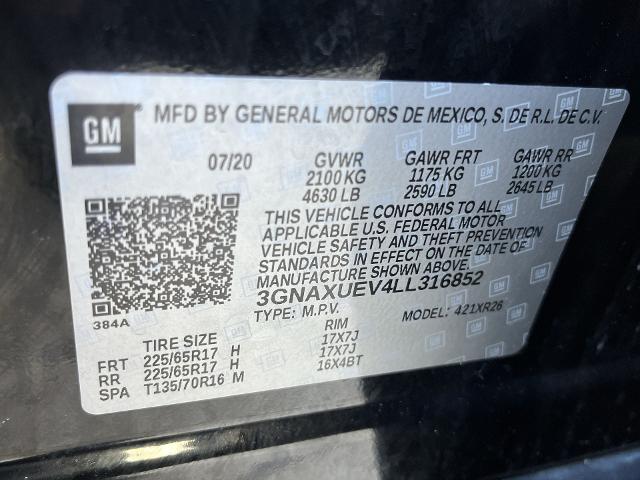 2020 Chevrolet Equinox Vehicle Photo in PITTSBURGH, PA 15226-1209