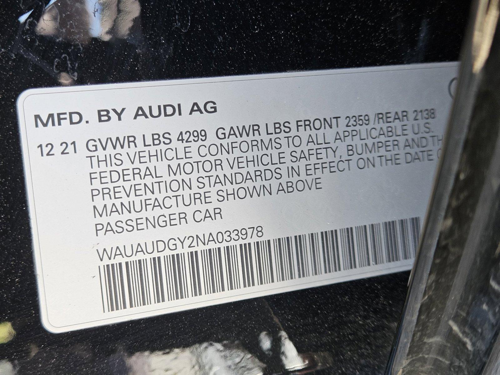 2022 Audi A3 Vehicle Photo in Henderson, NV 89014