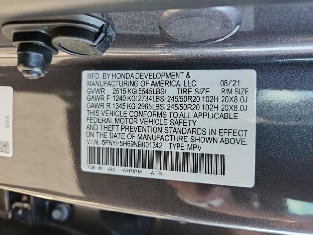 2022 Honda Pilot Vehicle Photo in AUBURN, AL 36830-7007