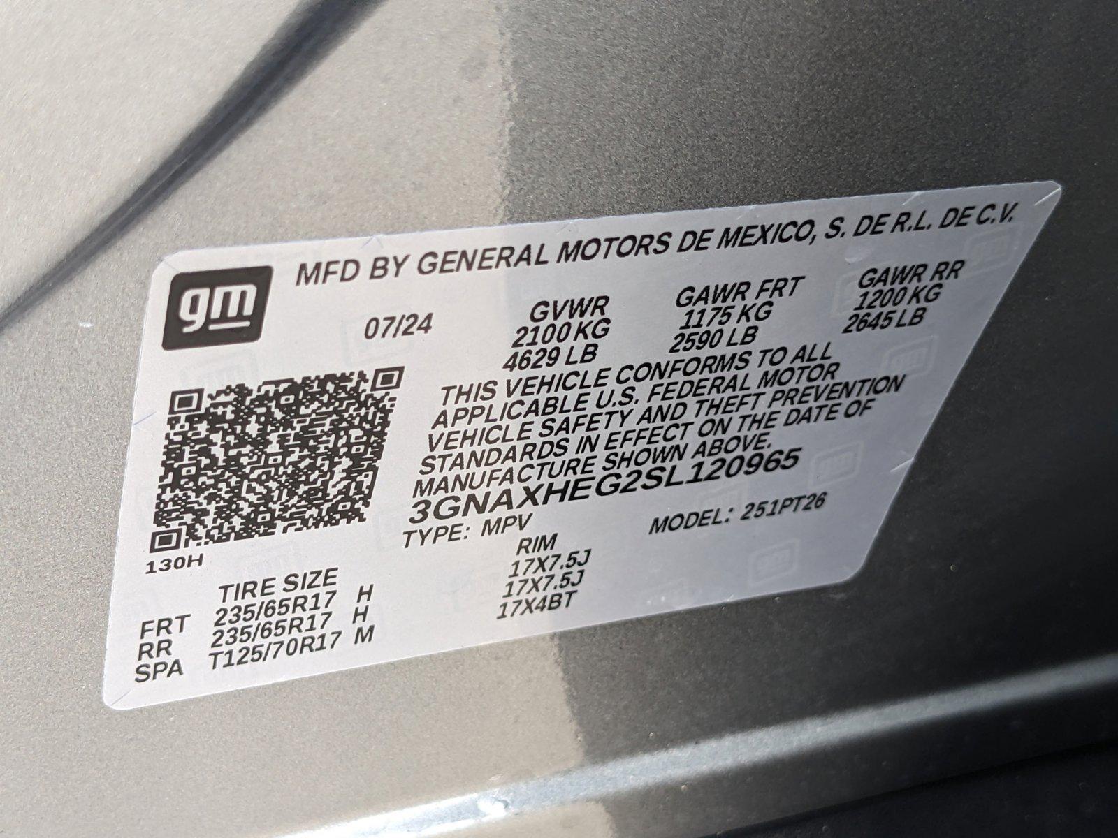 2025 Chevrolet Equinox Vehicle Photo in MIAMI, FL 33172-3015