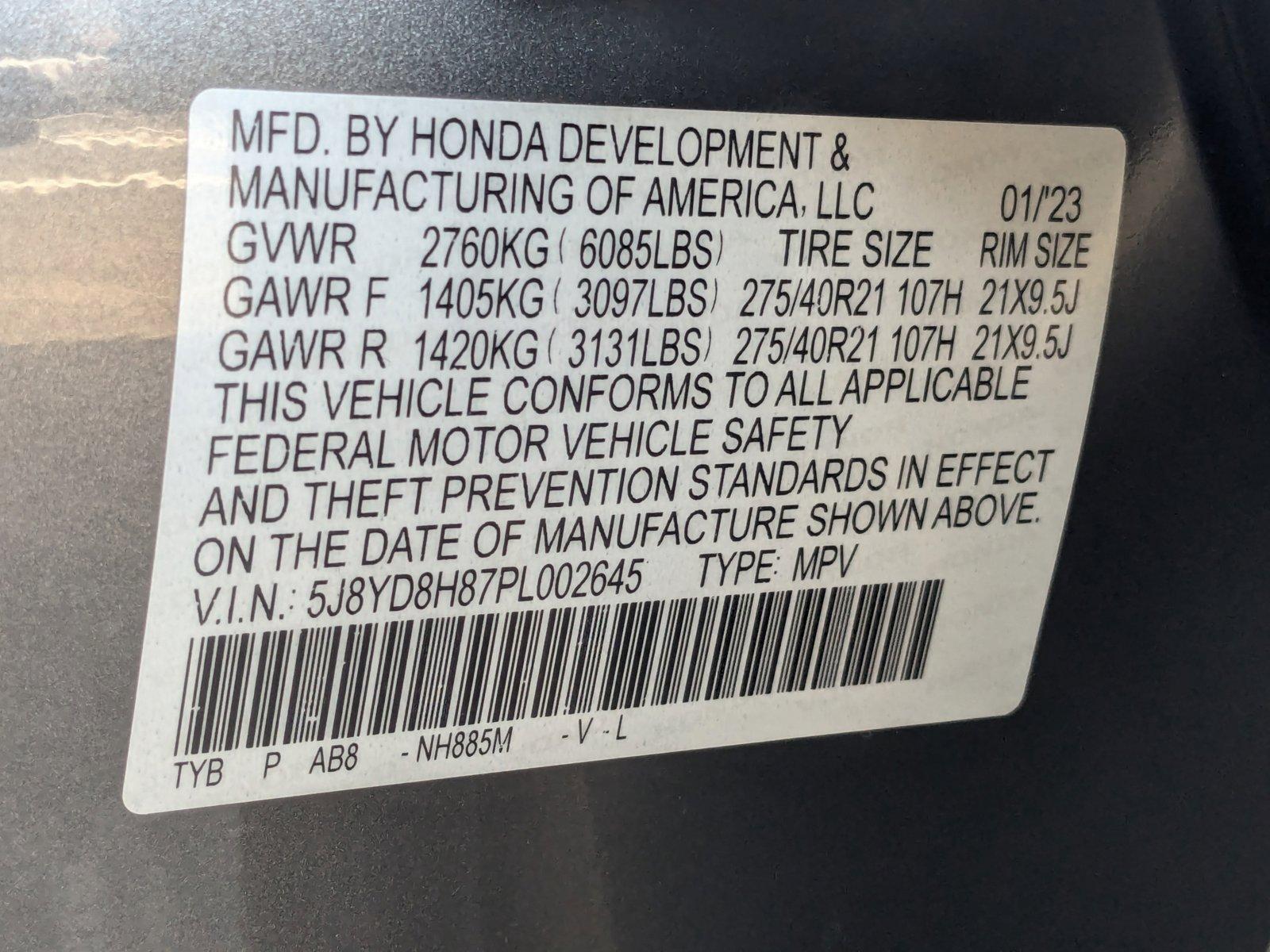 2023 Acura MDX Vehicle Photo in Cockeysville, MD 21030