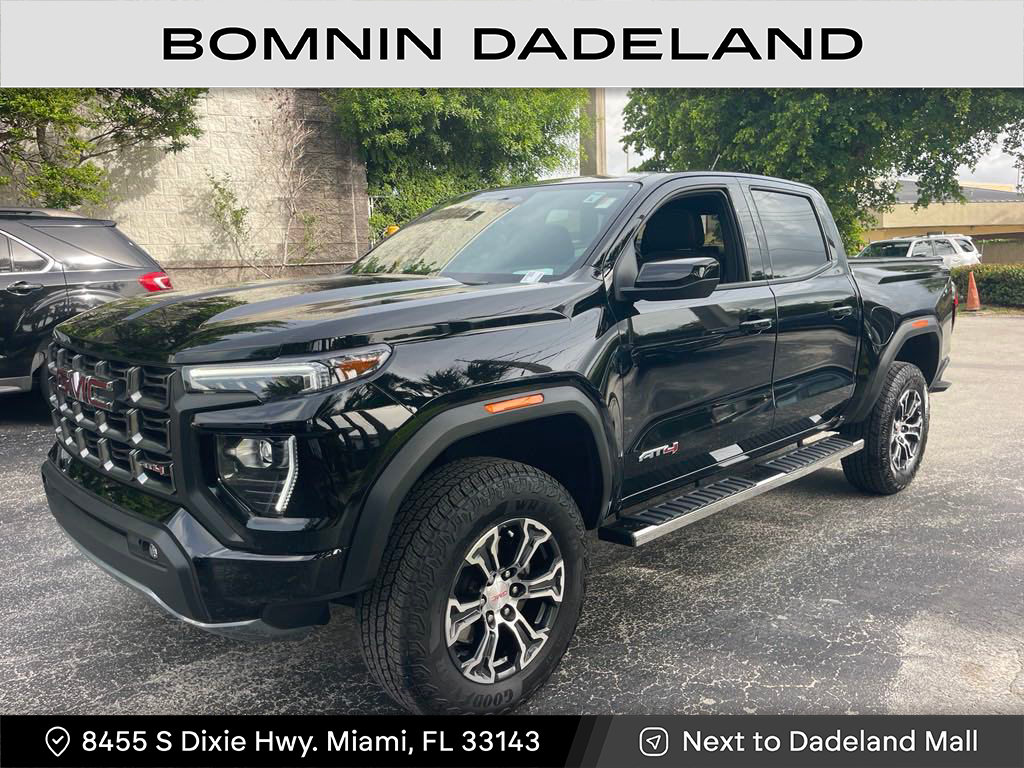 Used 2023 GMC Canyon AT4 with VIN 1GTP6DEK4P1231681 for sale in Miami, FL