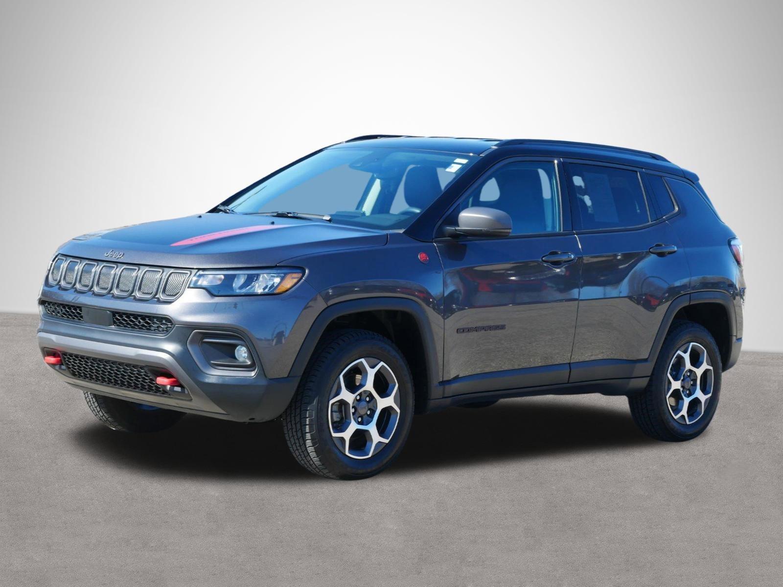 Used 2022 Jeep Compass Trailhawk with VIN 3C4NJDDB0NT164154 for sale in Red Wing, Minnesota