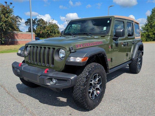 Used 2021 Jeep Wrangler Unlimited Rubicon with VIN 1C4JJXFM5MW702256 for sale in Tifton, GA