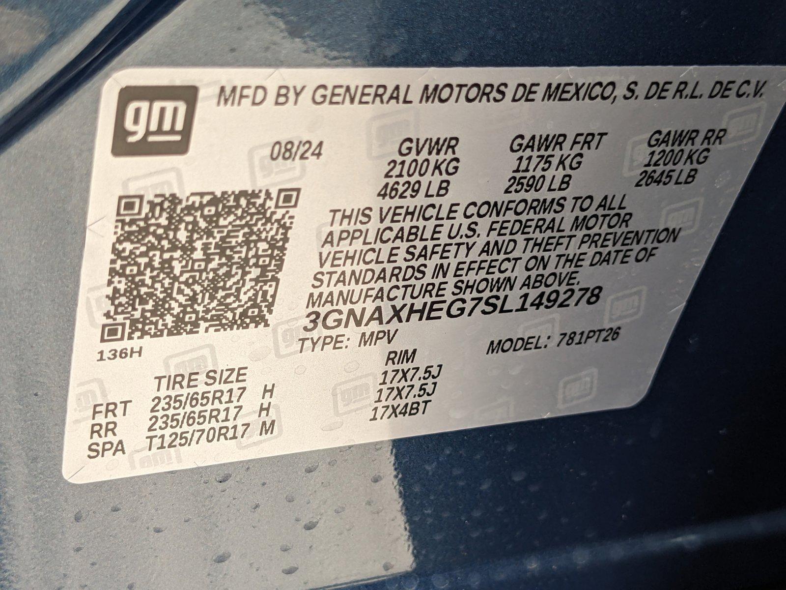 2025 Chevrolet Equinox Vehicle Photo in MIAMI, FL 33172-3015