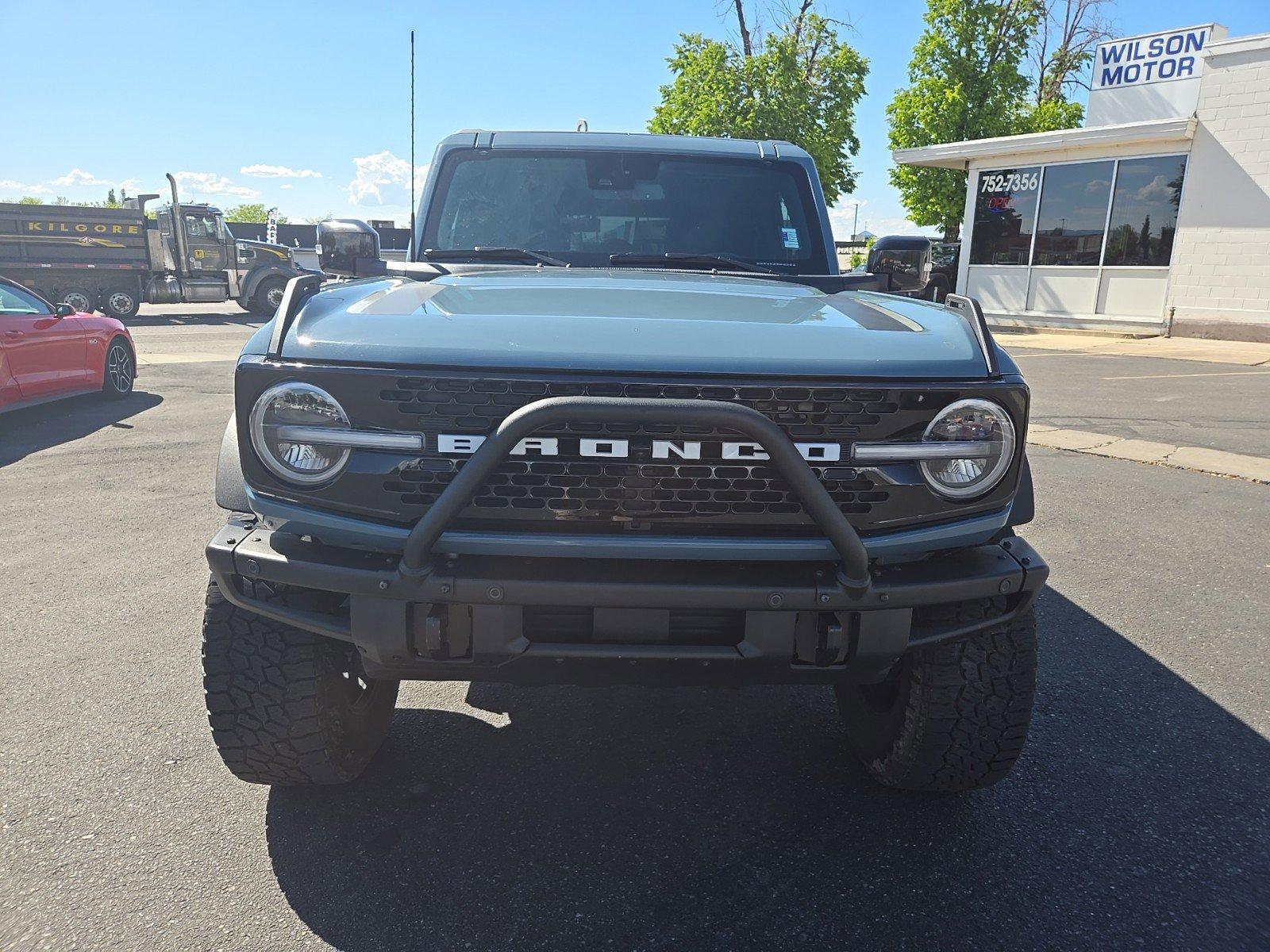 Used 2021 Ford Bronco 4-Door First Edition with VIN 1FMEE5EP5MLA43002 for sale in Logan, UT