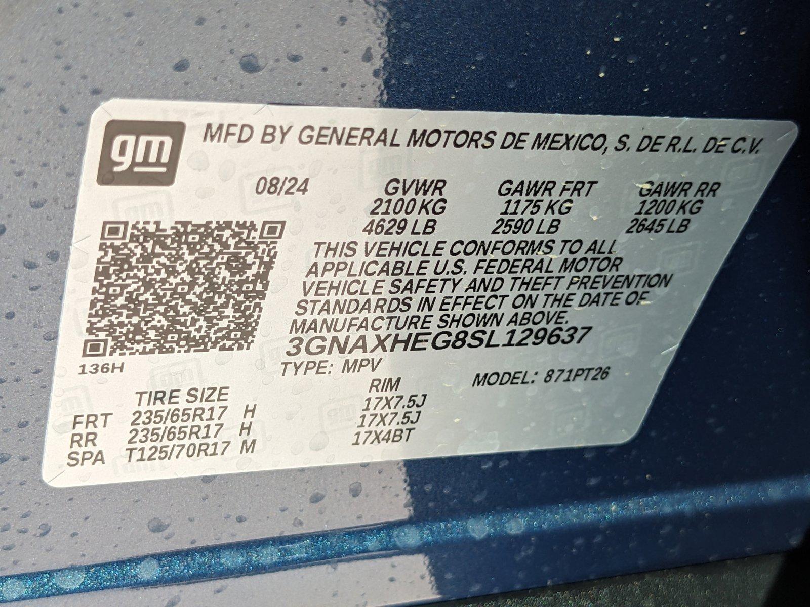 2025 Chevrolet Equinox Vehicle Photo in MIAMI, FL 33172-3015