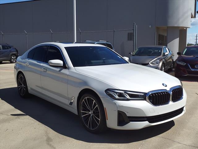 Used 2021 BMW 5 Series 540i with VIN WBA53BJ04MWW88933 for sale in Denton, TX