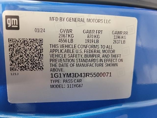 2024 Chevrolet Corvette E-Ray Vehicle Photo in NEENAH, WI 54956-2243