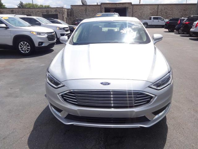 Used 2018 Ford Fusion SE with VIN 3FA6P0T98JR287014 for sale in Eaton, OH