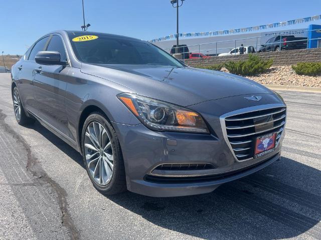 Used 2015 Hyundai Genesis Base with VIN KMHGN4JEXFU104672 for sale in Gillette, WY