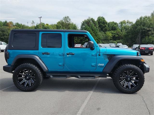 Used 2019 Jeep Wrangler Unlimited Sport S with VIN 1C4HJXDG6KW627754 for sale in Little Rock, AR