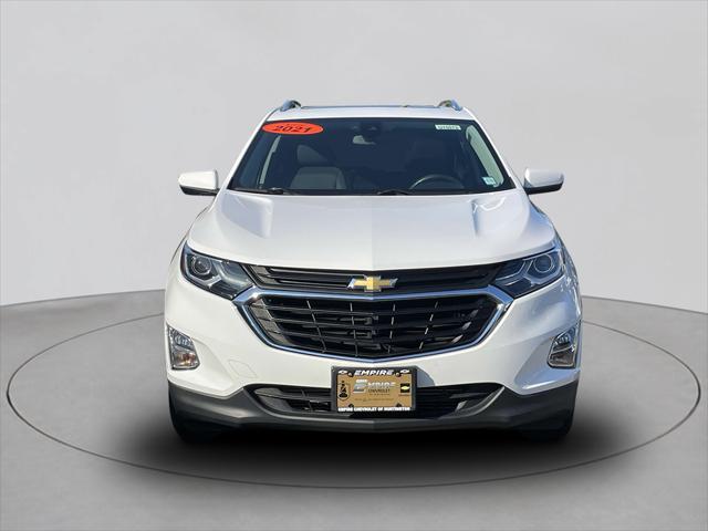 Used 2021 Chevrolet Equinox LT with VIN 3GNAXUEV2ML343484 for sale in Huntington, NY