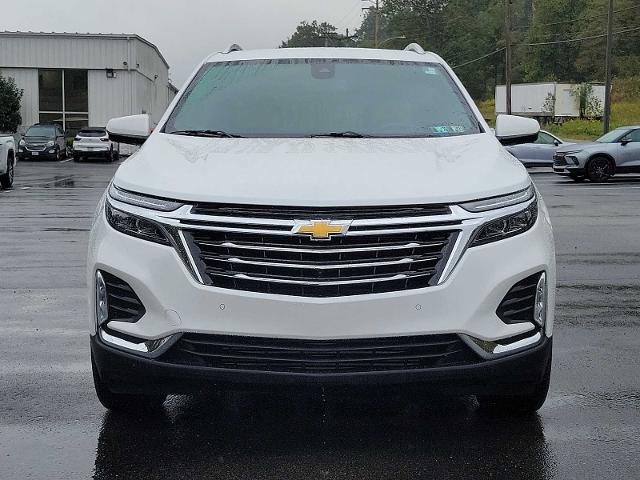 Certified 2022 Chevrolet Equinox Premier with VIN 2GNAXXEV6N6133042 for sale in Mckeesport, PA