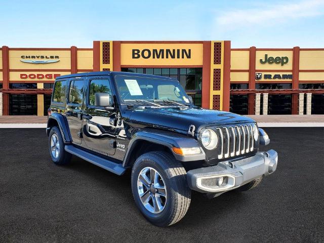 Used 2019 Jeep Wrangler Unlimited Sahara with VIN 1C4HJXEN1KW686949 for sale in Homestead, FL