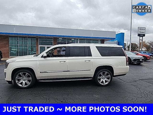 Used 2015 Cadillac Escalade ESV Luxury with VIN 1GYS4HKJ9FR156439 for sale in Plainfield, IL