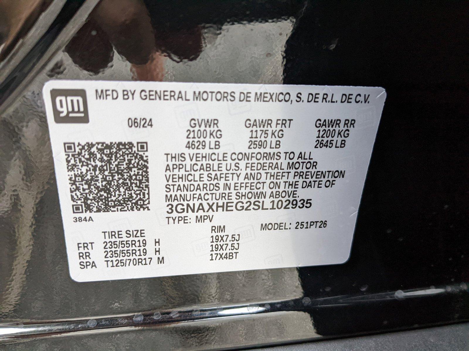 2025 Chevrolet Equinox Vehicle Photo in ORLANDO, FL 32808-7998