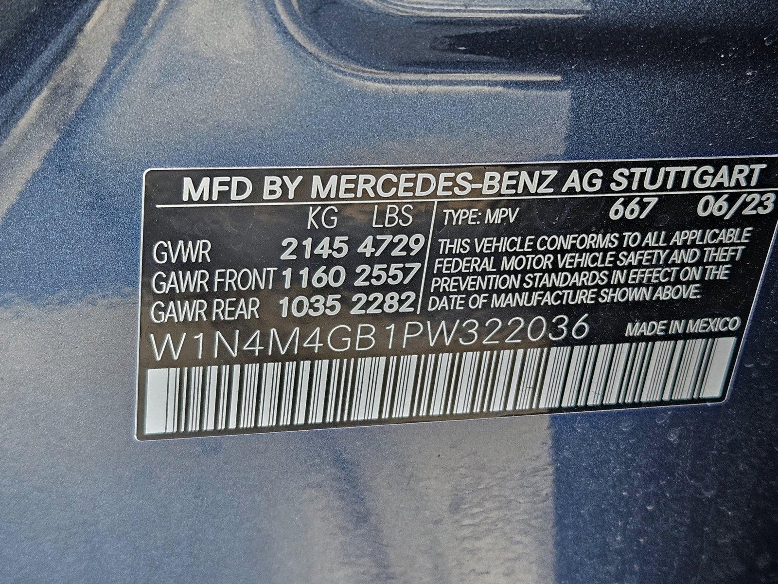2023 Mercedes-Benz GLB Vehicle Photo in Pembroke Pines , FL 33084