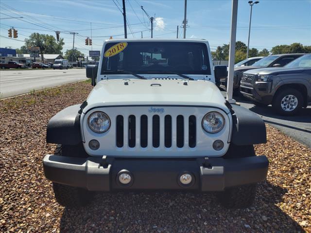 Used 2018 Jeep Wrangler JK Unlimited Sport S with VIN 1C4BJWDG7JL879075 for sale in Monroe, MI