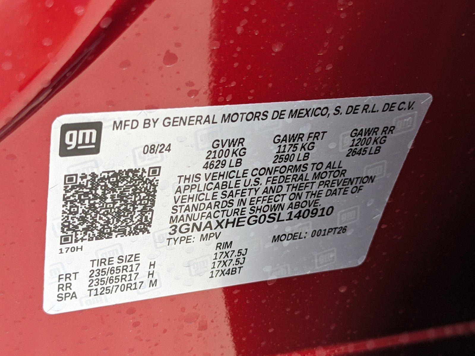 2025 Chevrolet Equinox Vehicle Photo in MIAMI, FL 33172-3015