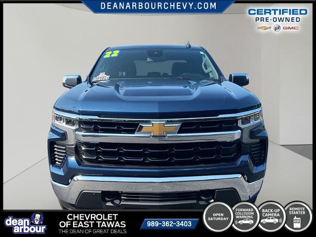 Used 2022 Chevrolet Silverado 1500 LT with VIN 1GCPDDEK8NZ510894 for sale in East Tawas, MI