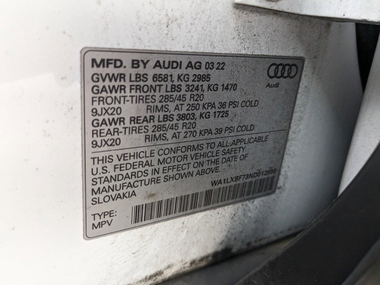 2022 Audi Q7 Vehicle Photo in Sanford, FL 32771