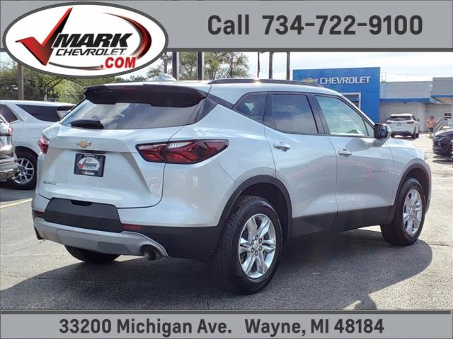 Used 2022 Chevrolet Blazer 2LT with VIN 3GNKBCR49NS122728 for sale in Wayne, MI