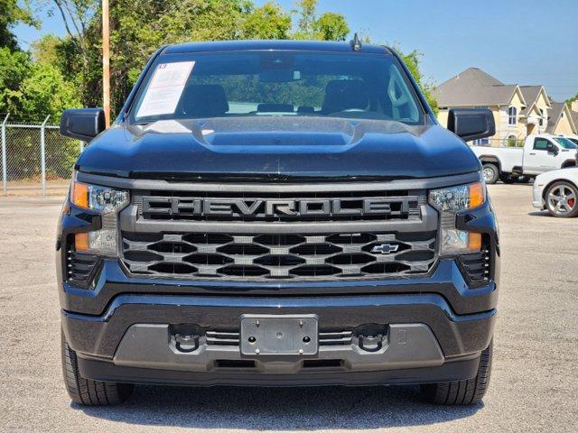 Used 2022 Chevrolet Silverado 1500 Custom with VIN 1GCPABEK8NZ530074 for sale in HOUSTON, TX