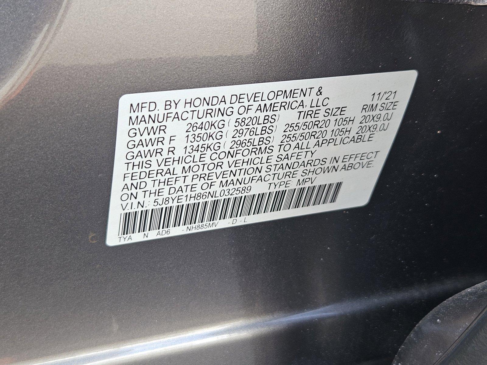 2022 Acura MDX Vehicle Photo in Clearwater, FL 33764