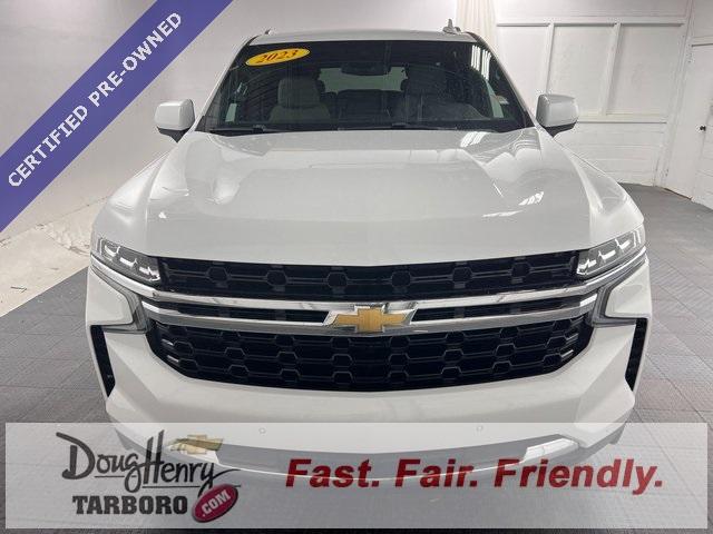 Used 2023 Chevrolet Tahoe LS with VIN 1GNSCMKD5PR206788 for sale in Tarboro, NC