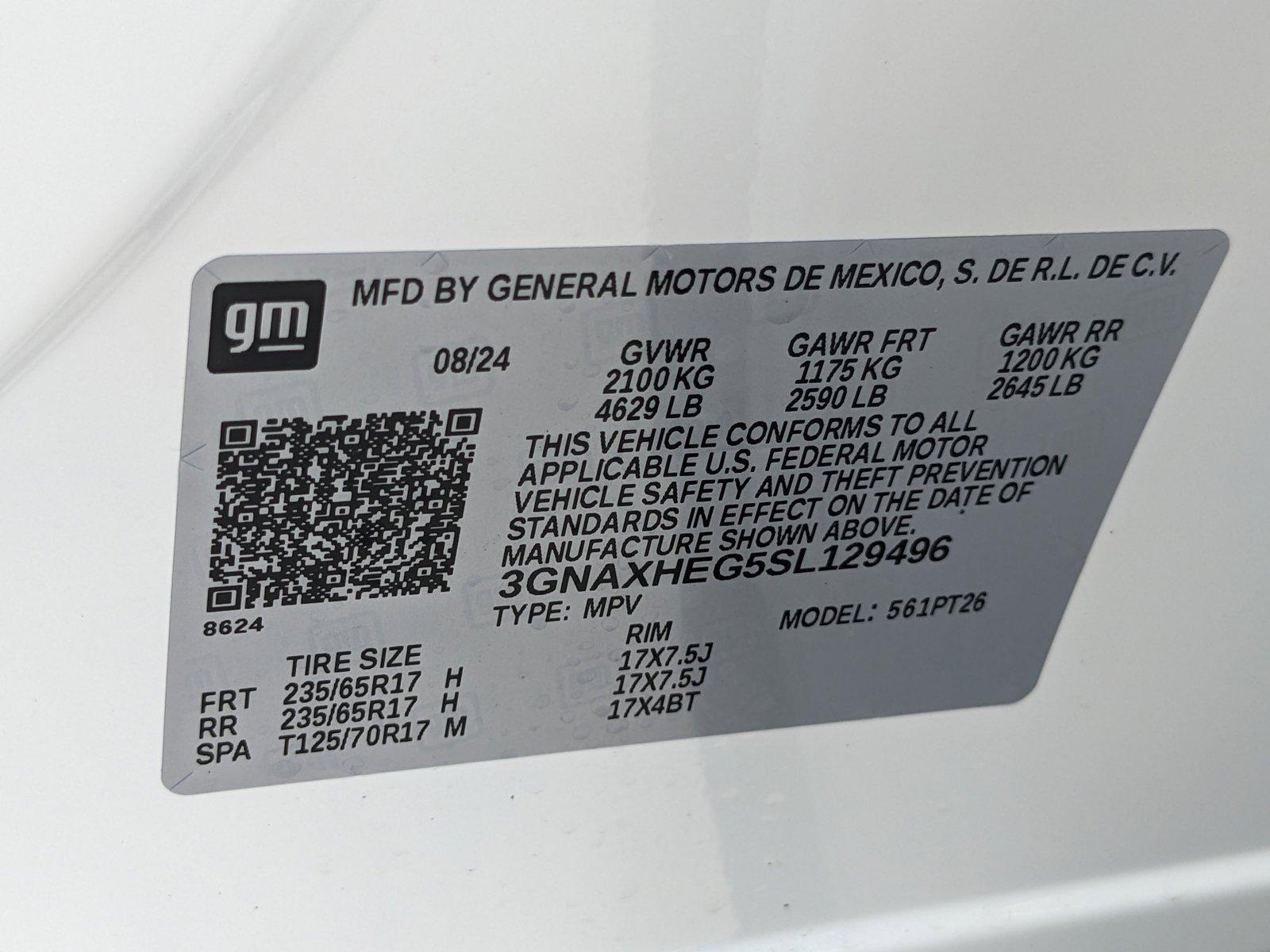 2025 Chevrolet Equinox Vehicle Photo in MIAMI, FL 33172-3015