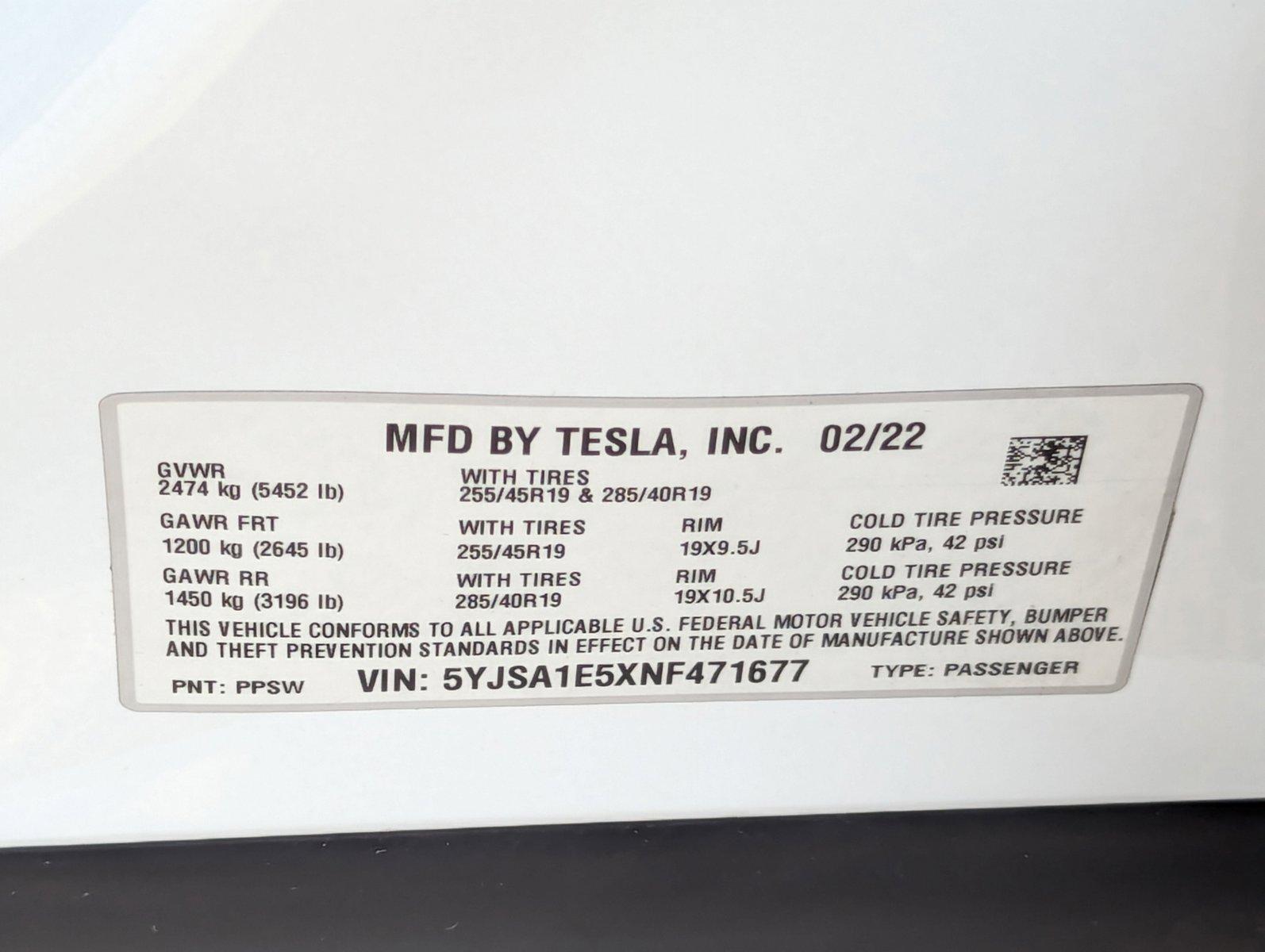 2022 Tesla Model S Vehicle Photo in Delray Beach, FL 33444