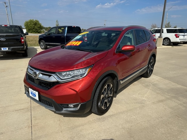 Used 2018 Honda CR-V Touring with VIN 5J6RW2H95JL010568 for sale in Parkersburg, IA