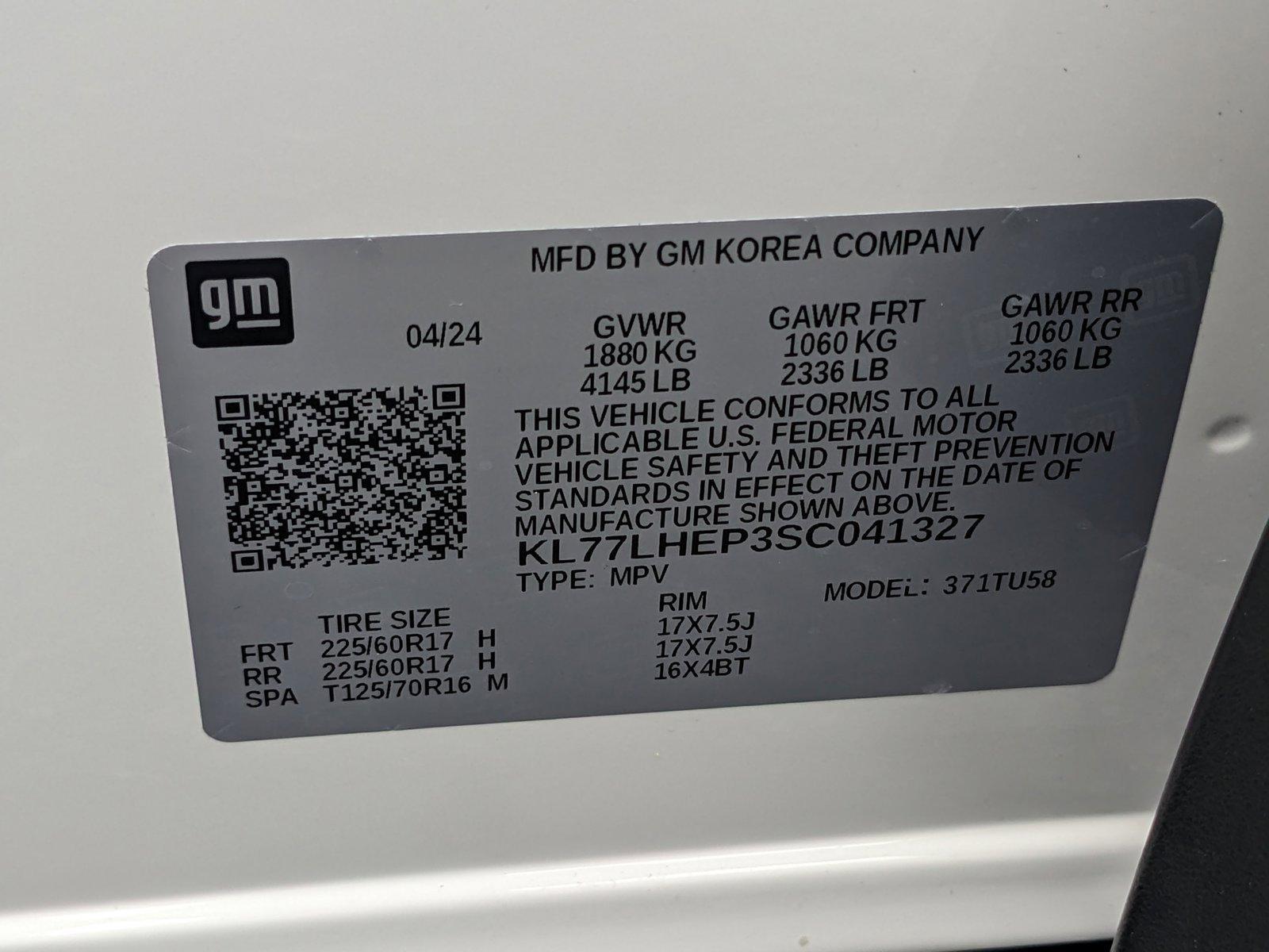 2025 Chevrolet Trax Vehicle Photo in GREENACRES, FL 33463-3207