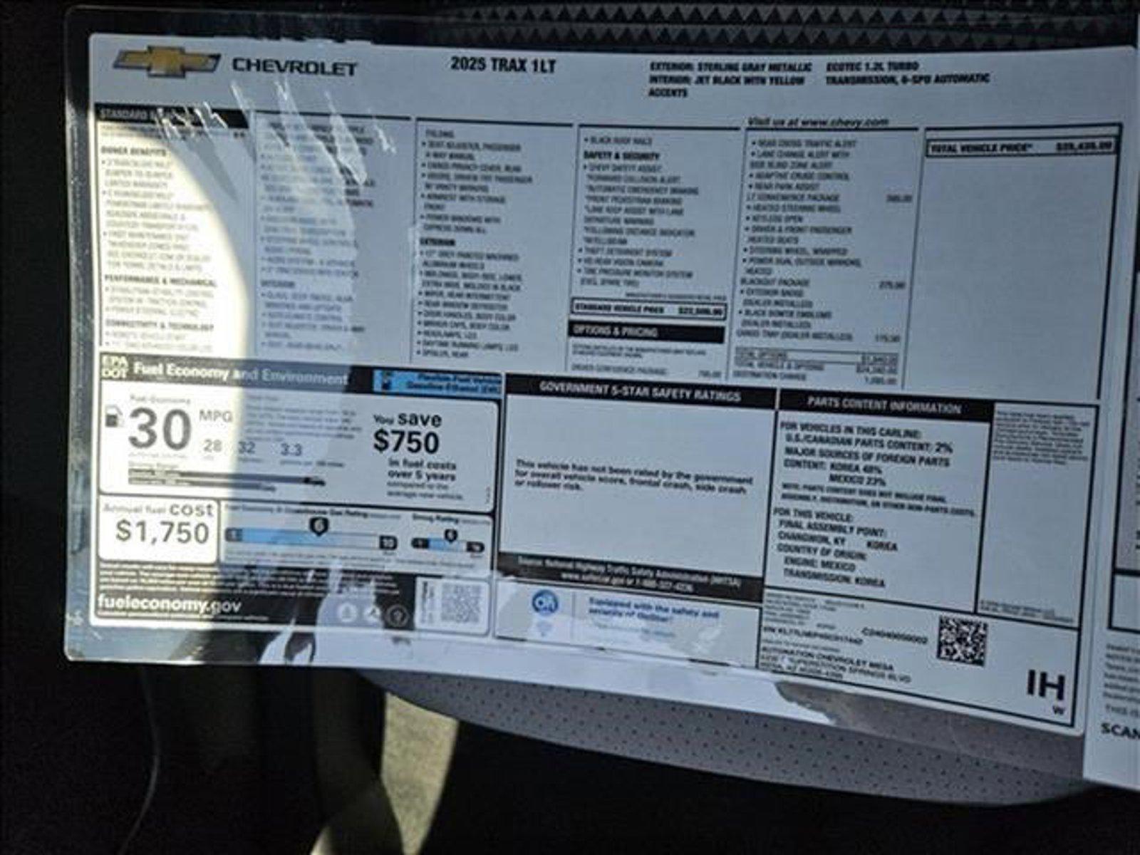 2025 Chevrolet Trax Vehicle Photo in HOUSTON, TX 77034-5009